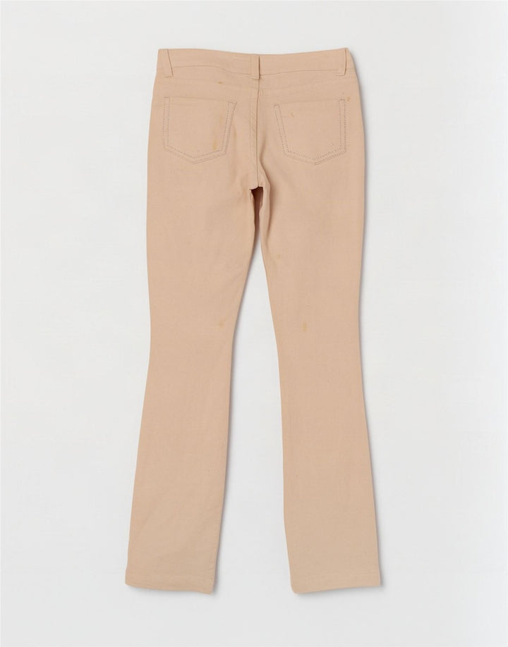Calça jeans reta feminina Richmond W29 L33 algodão branco