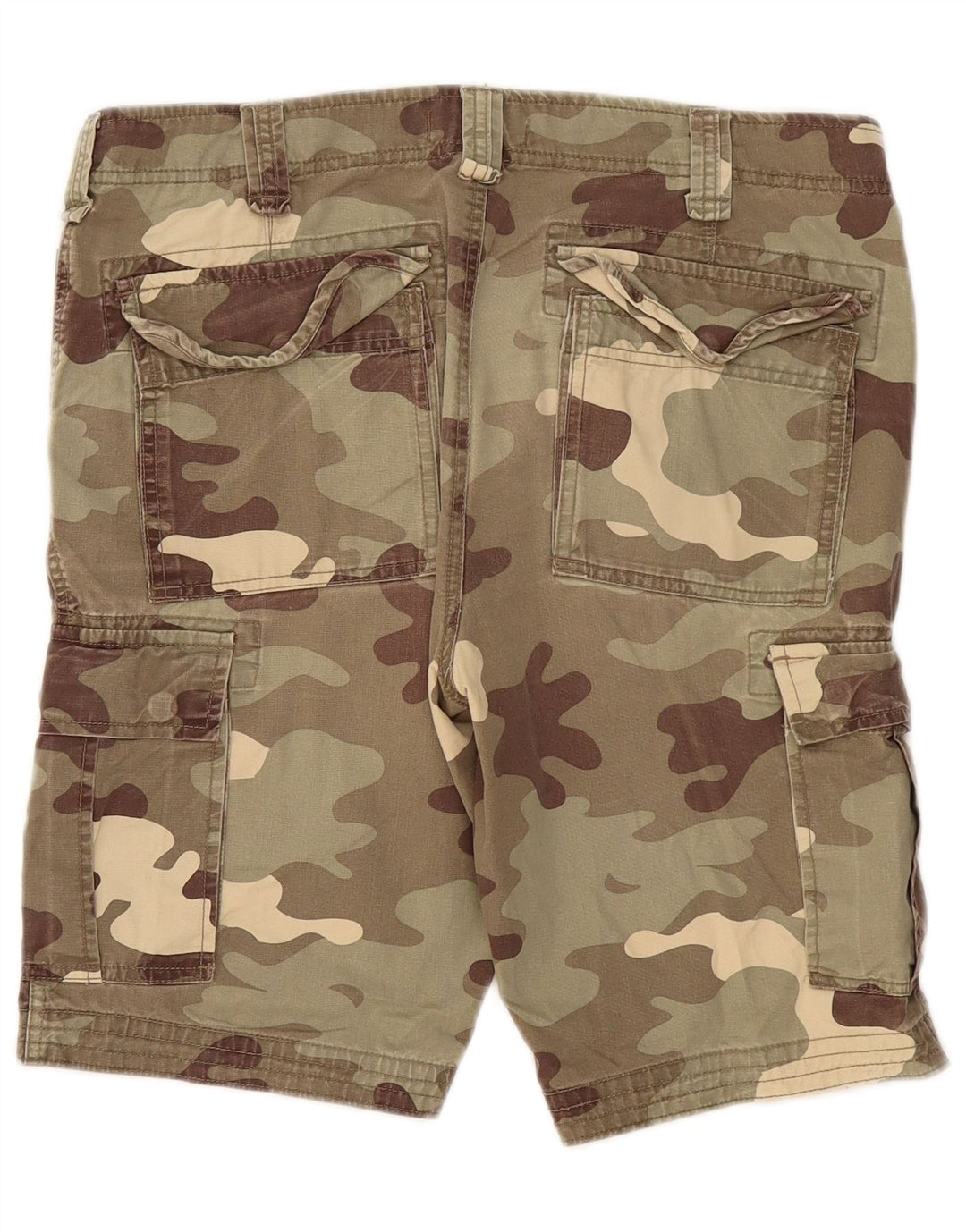 Best Company Womens Cargo Shorts IT 48 Medium W36 Khaki Camouflage