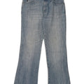 Armani Femme Bootcut Jeans W30 L29 Bleu Coton