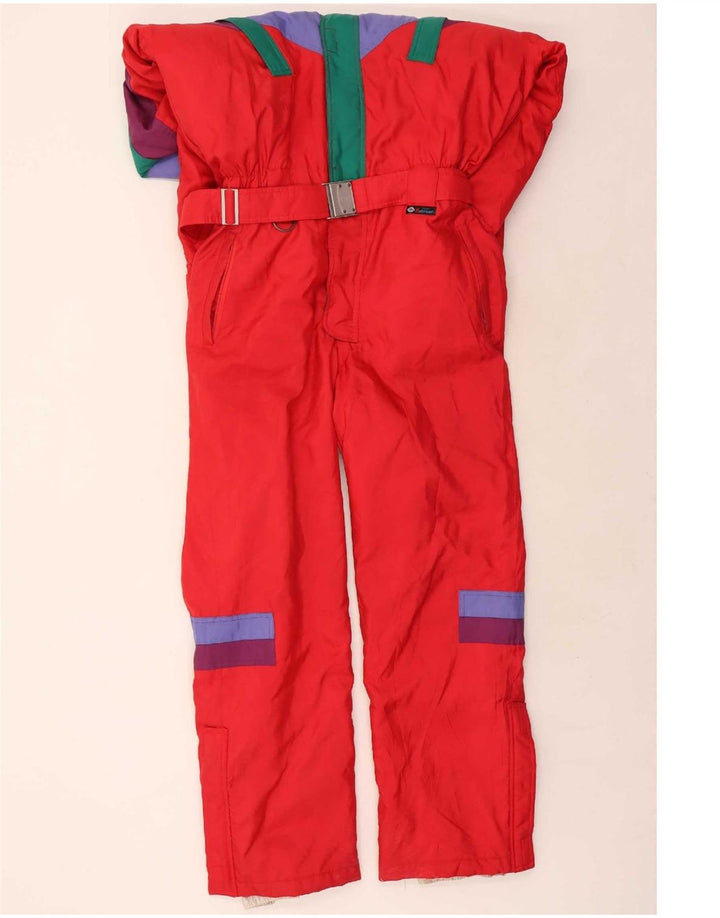 Tuta da sci da uomo Sergio Tacchini XL Rosso Colourblock Poliestere