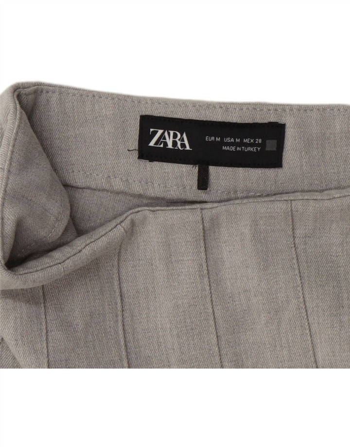 Zara Womens Skort Mini Skirt Medium W28 Grey