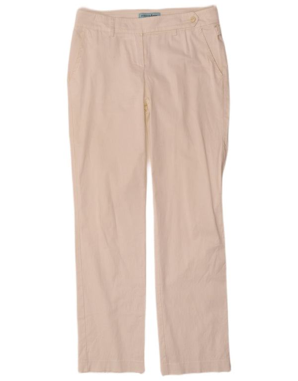 Guess By Marciano Womens Straight Suit Trousers IT 42 Medium W30 L30 White