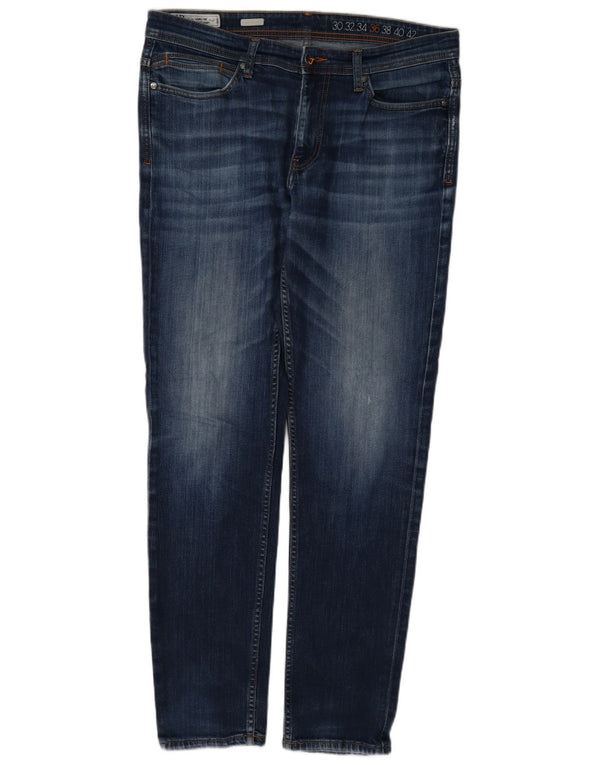 Harmont & Blaine Womens Narrow Fit Slim Jeans W36 L31 Blue Cotton