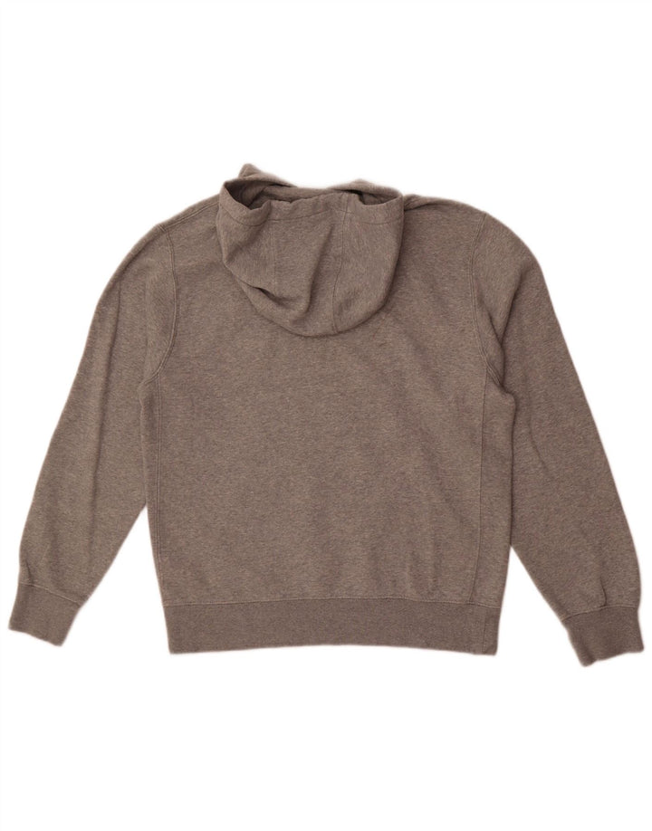 Nike Mens Hoodie Jumper Small Grey Cotton