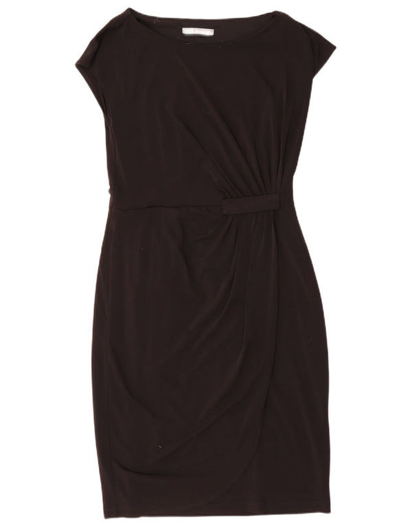 Marks & Spencer Womens Sheath Dress UK 12 Medium Black