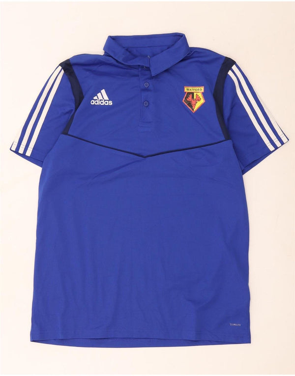 Adidas Mens Watford F.C. Polo majica velika plava poliesterska boja