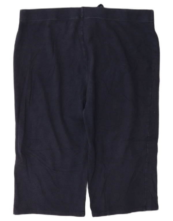 Женские спортивные шорты-бермуды Marks & Spencer UK 18 XL, темно-синие, хлопок