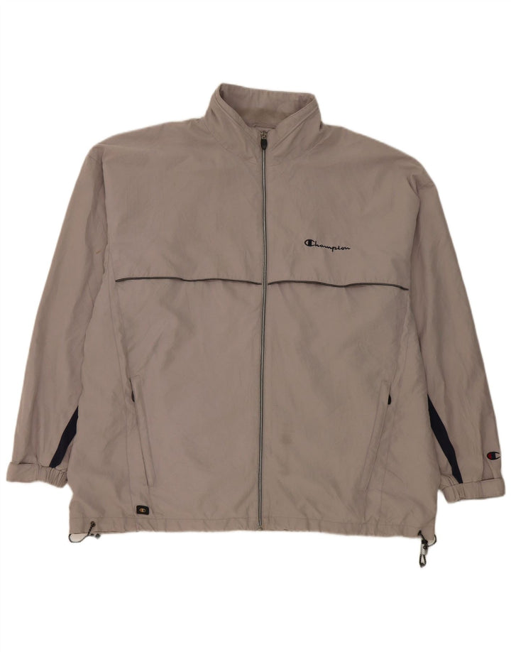 Champion Ανδρικό μπουφάν βροχής UK 42 XL Grey Colourblock Polyester