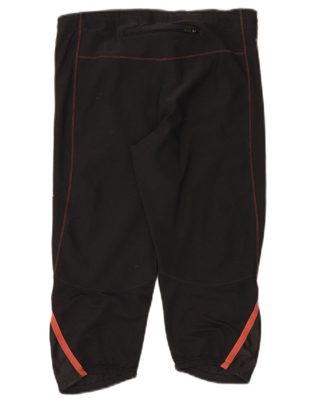 Nike Womens Dri Fit Capri Tracksuit Trousers UK 14 Medium Black Polyester
