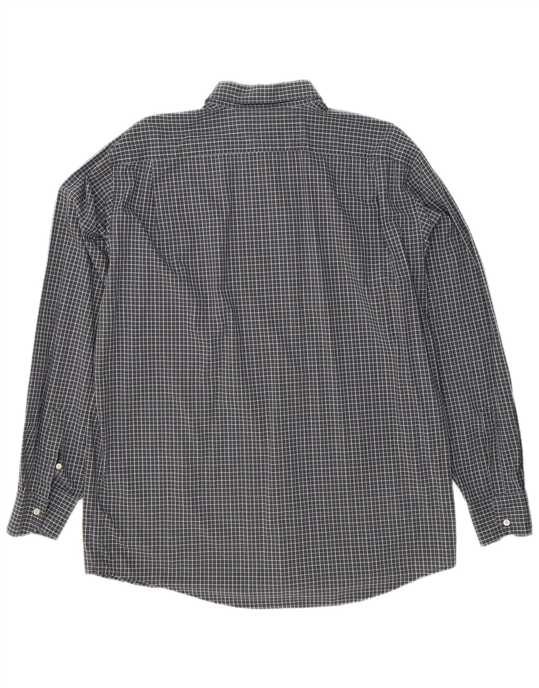 Lacoste Mens Regular Fit Shirt Size 45 XL Grey Check Cotton