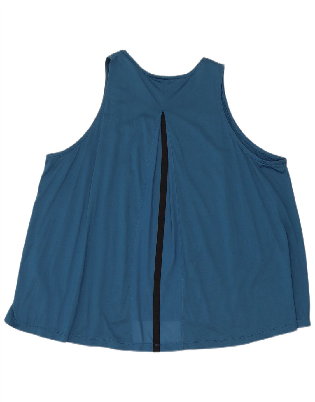 Nike Womens Oversized Vest Top UK 16 Large Blue Cotton