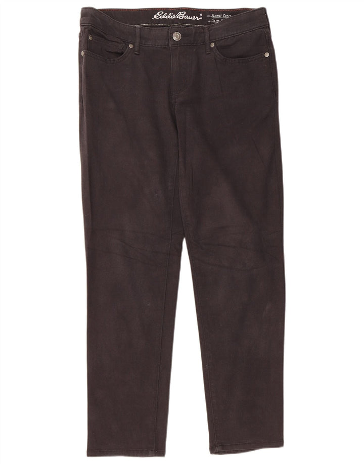 EDDIE BAUER Dame Casual Bukser US 6 Medium W32 L28 Sort