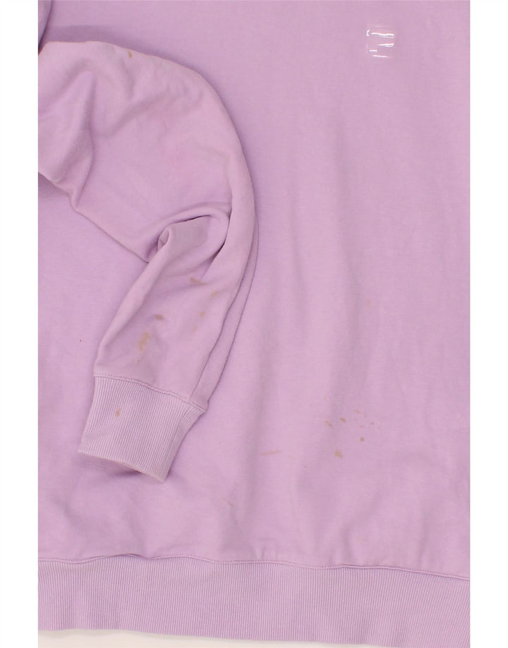 FILA Womens Oversized Sweatshirt Jumper UK 10 Small Purple Cotton Vintage Fila and Second-Hand Fila from Messina Hembry 