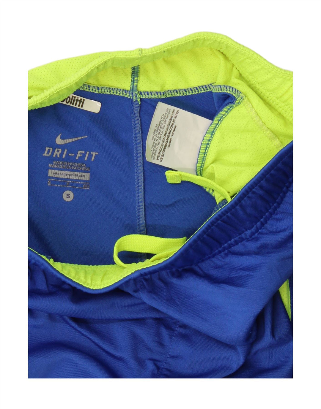 Nike drenge Dri Fit sportsshorts 8-9 år Small Blue Colourblock Polyester