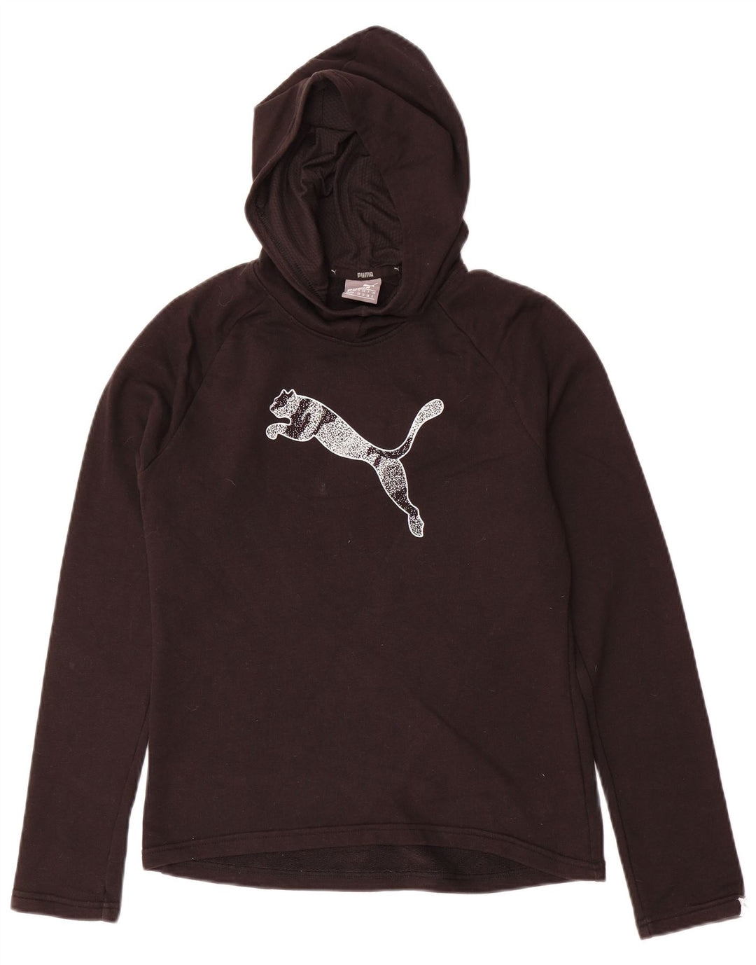 Felpa con cappuccio grafica da donna PUMA UK 8 Small Poliestere nero