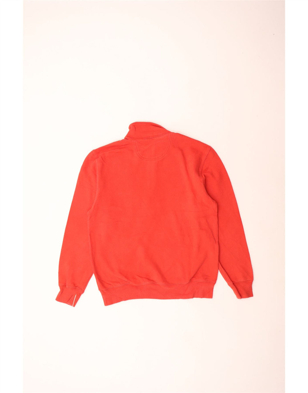 Felpa da uomo con zip 1/4 Izod, piccola, in cotone rosso