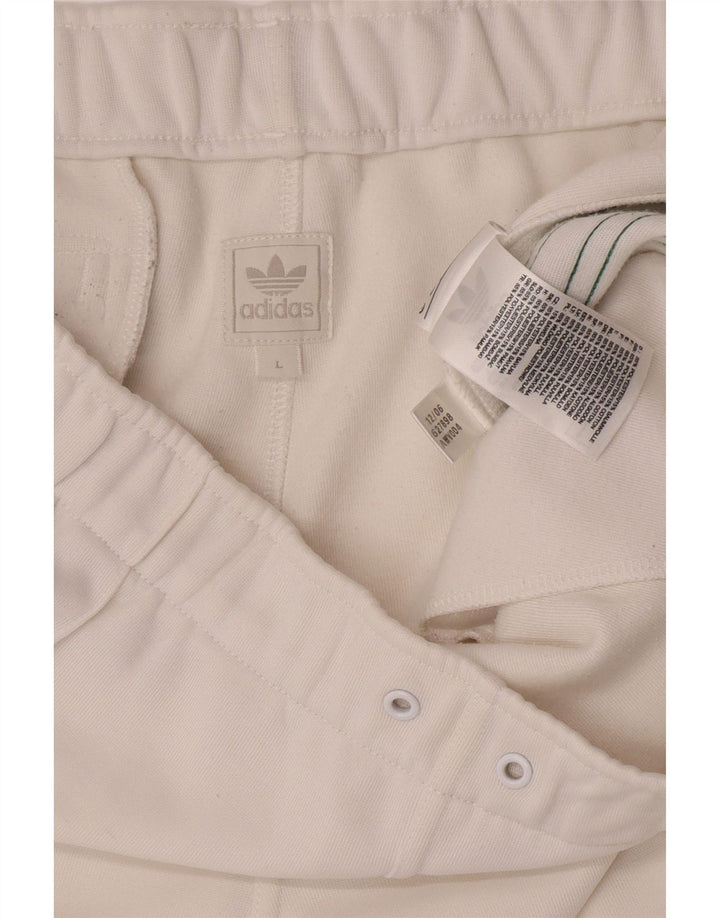 Adidas Mens Sport Shorts Large  White Polyester