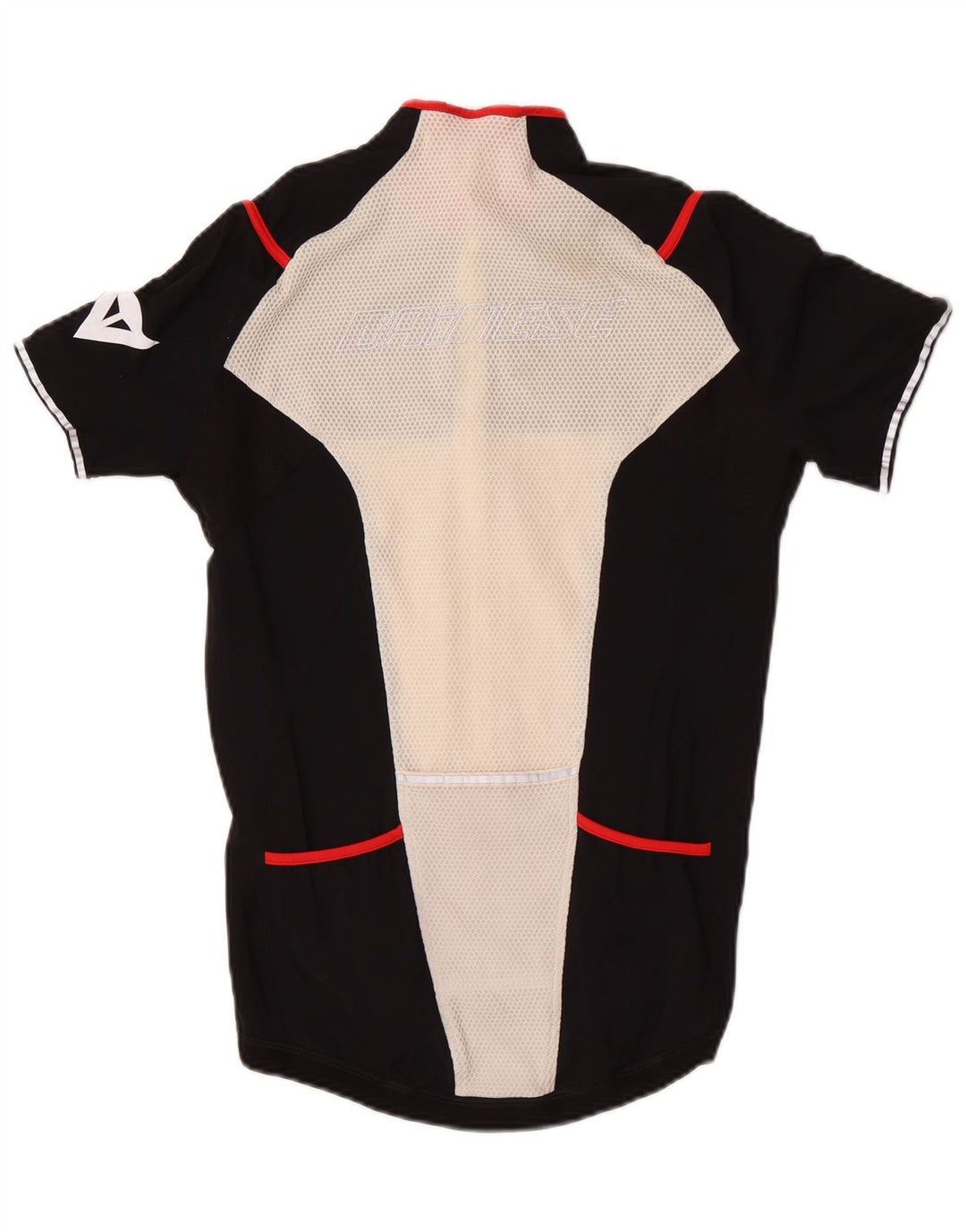 Dainese Herre kortærmet lynlås-hals-trøje Top Medium Sort Colourblock