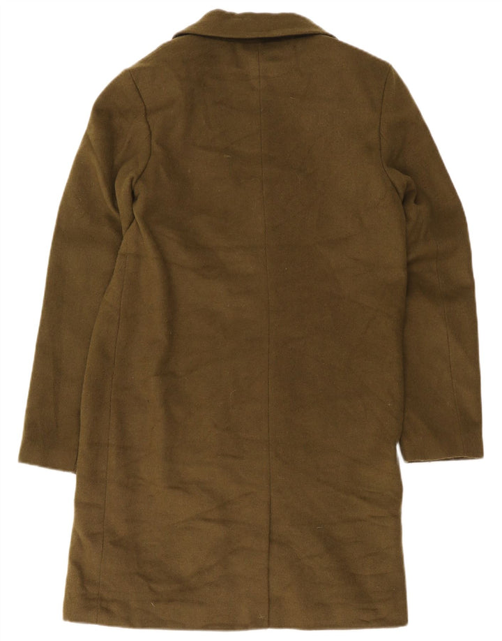 Jack Wills Dame Oversized Overfrakke UK 10 Small Khaki Polyester