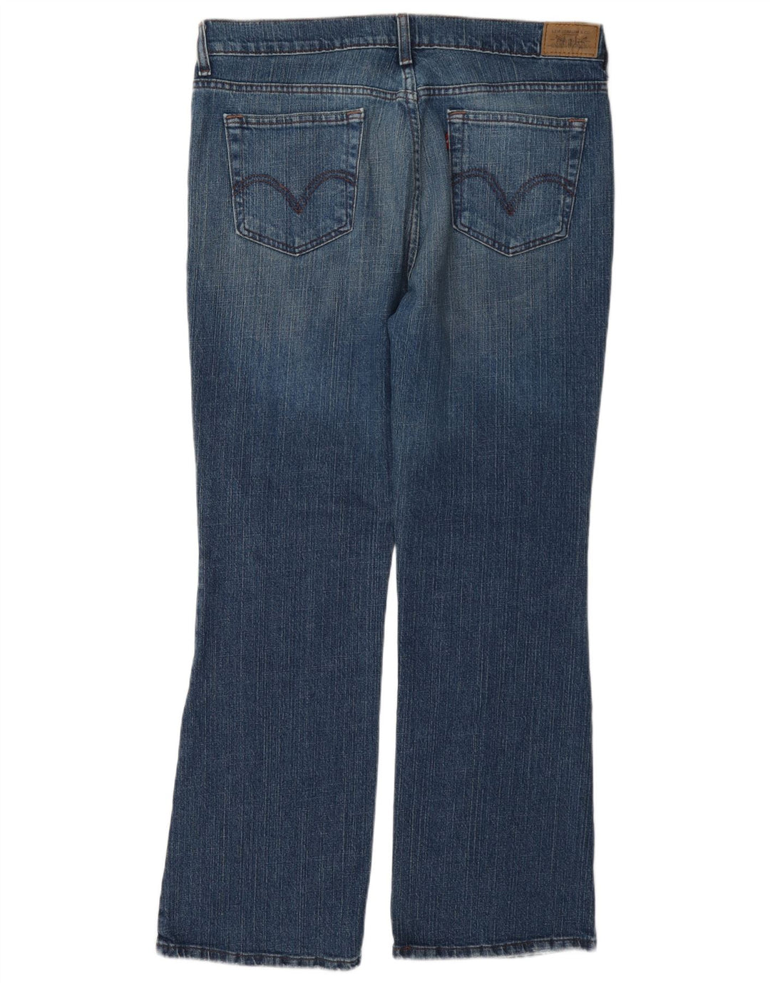 Levi's Womens 515 Bootcut Jeans US 14 XL W36 L30 Blue Cotton