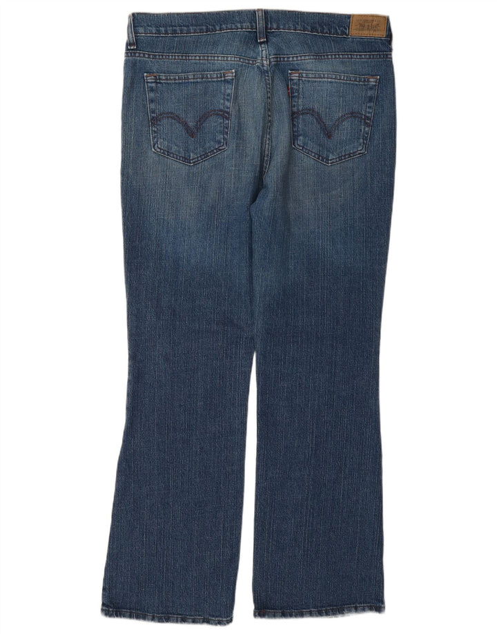 Levi's Womens 515 Bootcut Jeans US 14 XL W36 L30 Blue Cotton