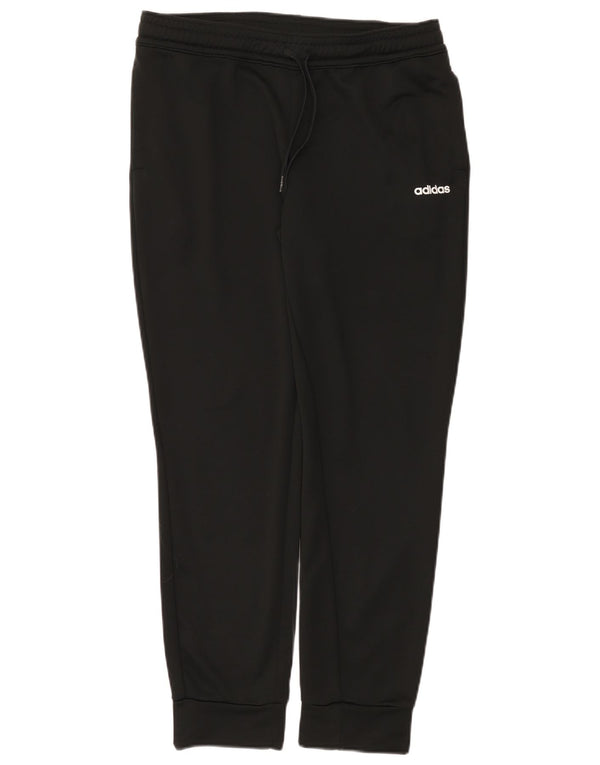 Adidas Pantalon de survêtement pour femme Joggers UK 16/18 Large Noir Polyester