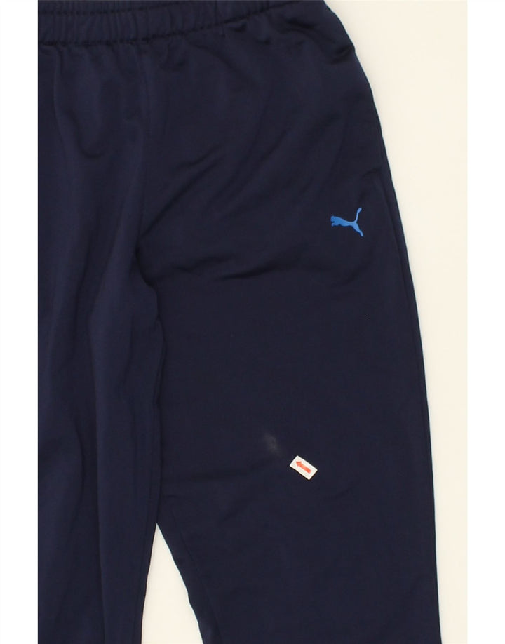 PUMA Boys Tracksuit Trousers 13-14 Years Navy Blue Polyester | Vintage Puma | Thrift | Second-Hand Puma | Used Clothing | Messina Hembry 