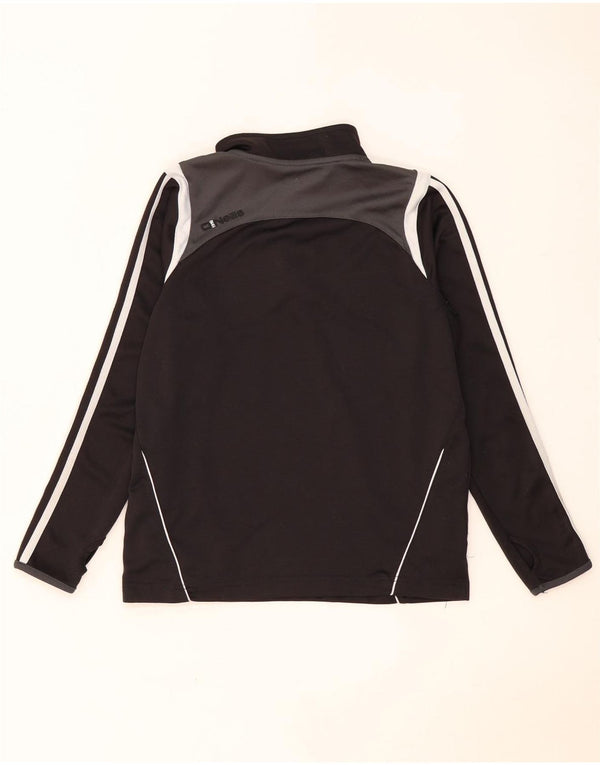 O'Neills Boys Pullover med lynlås-hals træningsdragt Top 12-13 år Sort Colourblock