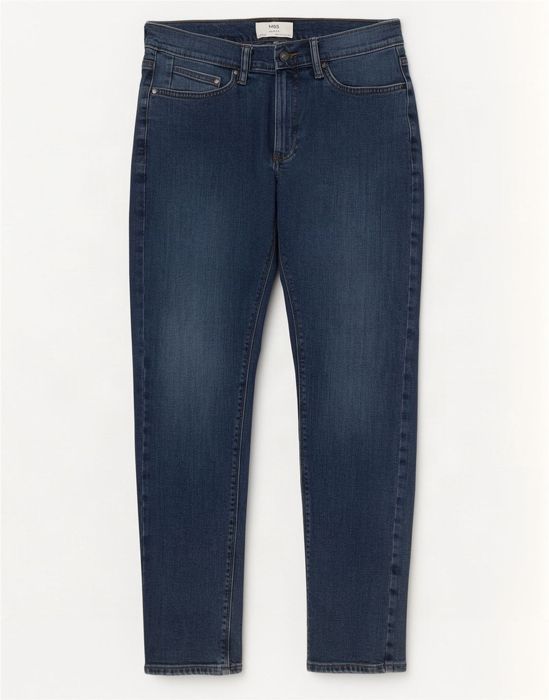 Marks & Spencer Γυναικείο Slim Jeans W30 L31 Blue Cotton