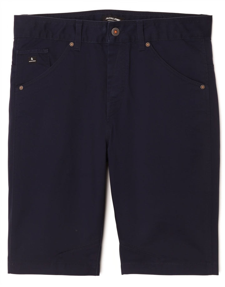 Jack & Jones Short Chino Homme Large W34 Bleu Marine Polyester