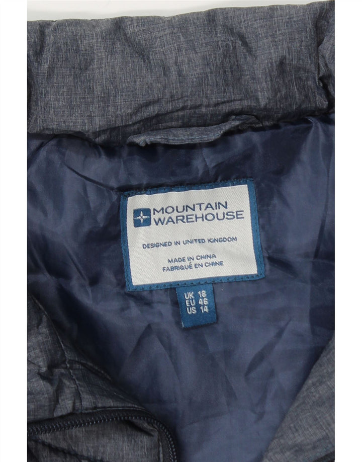 Gilet imbottito da donna Mountain Warehouse UK 18 XL Poliestere blu navy