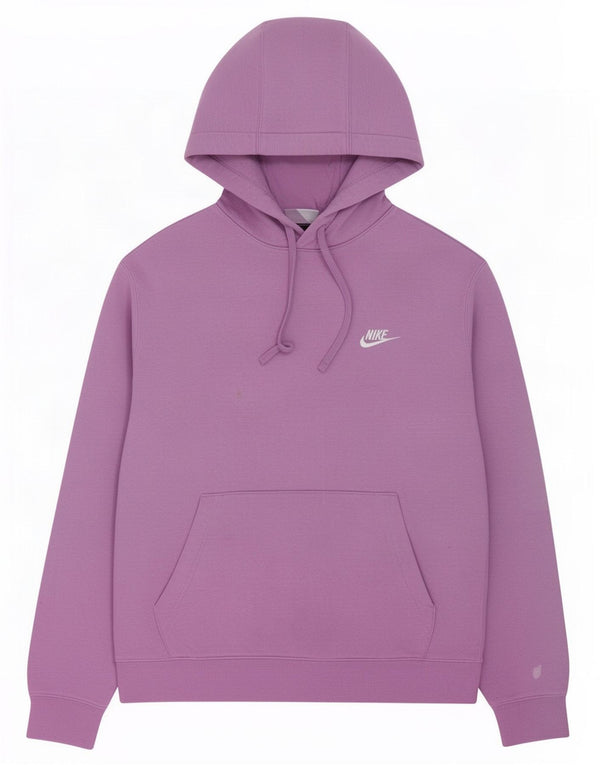 Felpa con cappuccio da uomo Nike Large in cotone viola