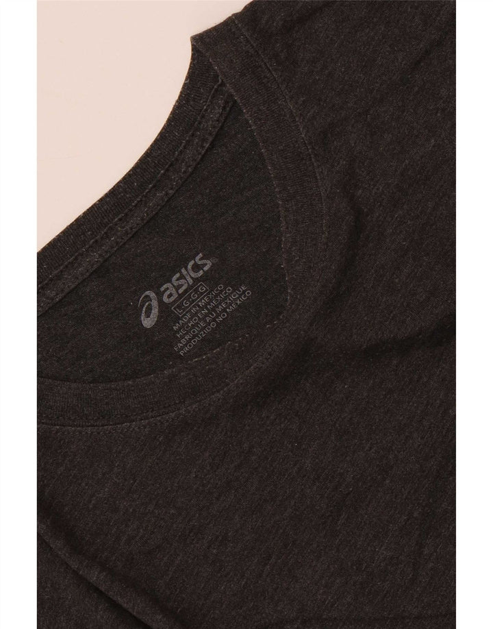 T-shirt grafica da uomo Asics grande grigia