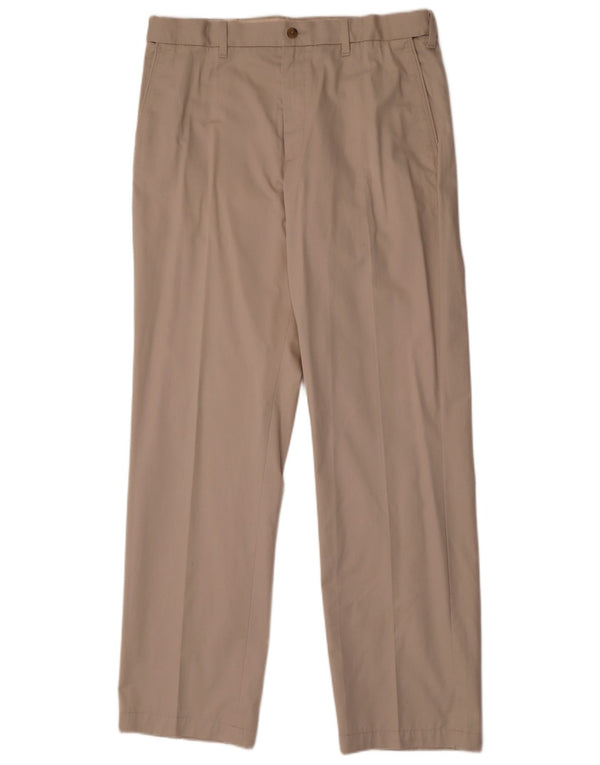 Мужские прямые брюки чинос Marks & Spencer Blue Harbour W36 L33 бежевые