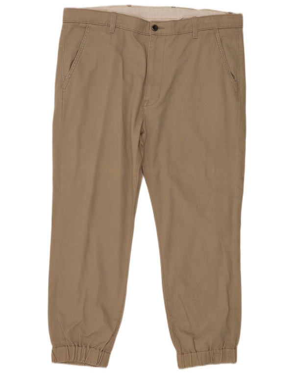 Levi's Mens Joggers Chino Trousers W38 L30 Beige Cotton