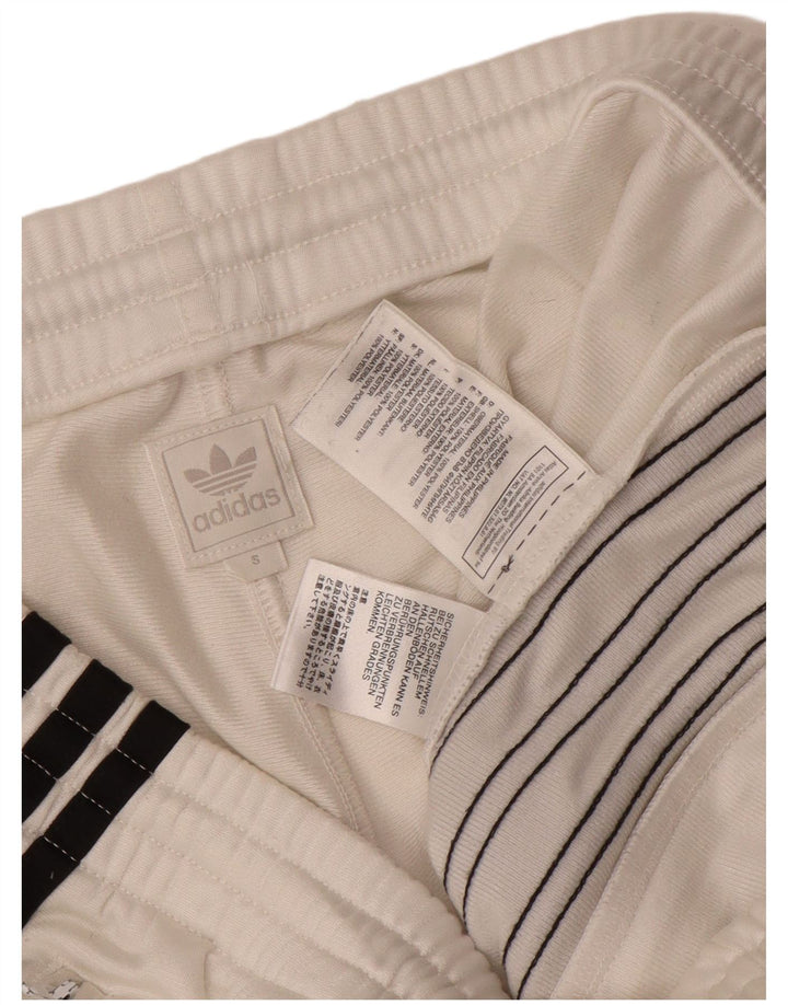 ADIDAS Herren-Trainingshose, Größe S, Weiß, Polyester