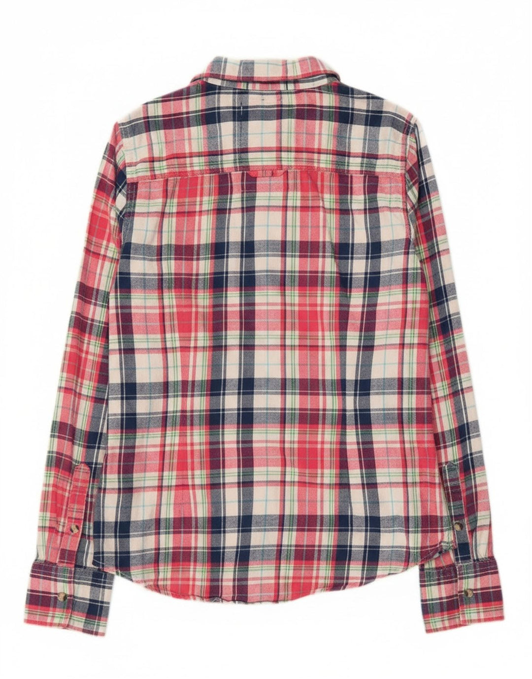 Superdry Womens Classic Fit Flannel Shirt UK 12 Medium Multicoloured Cotton