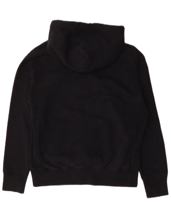 Jack Wills Mens Graphic Hoodie Jumper Small Black Cotton