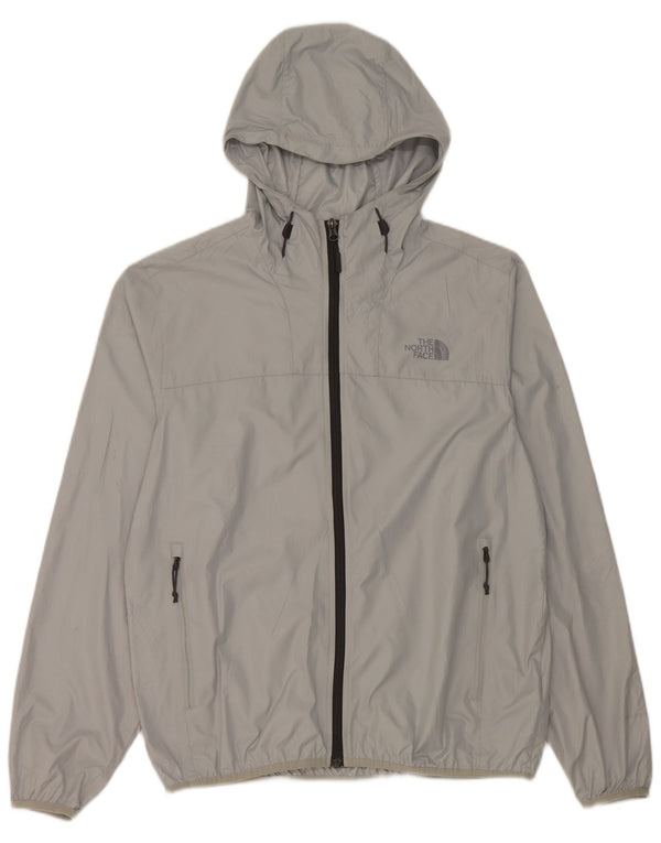 The North Face Chaqueta impermeable con capucha para hombre UK 38 Poliéster gris medio