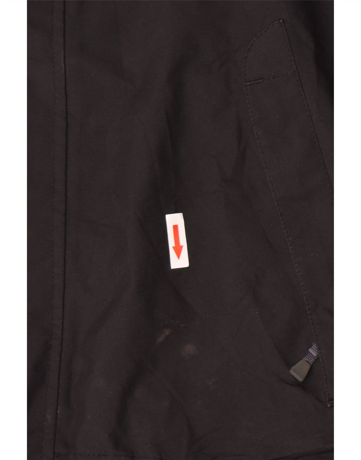 Helly Hansen Boys Windbreaker Jacket 11-12 Years Black Polyester