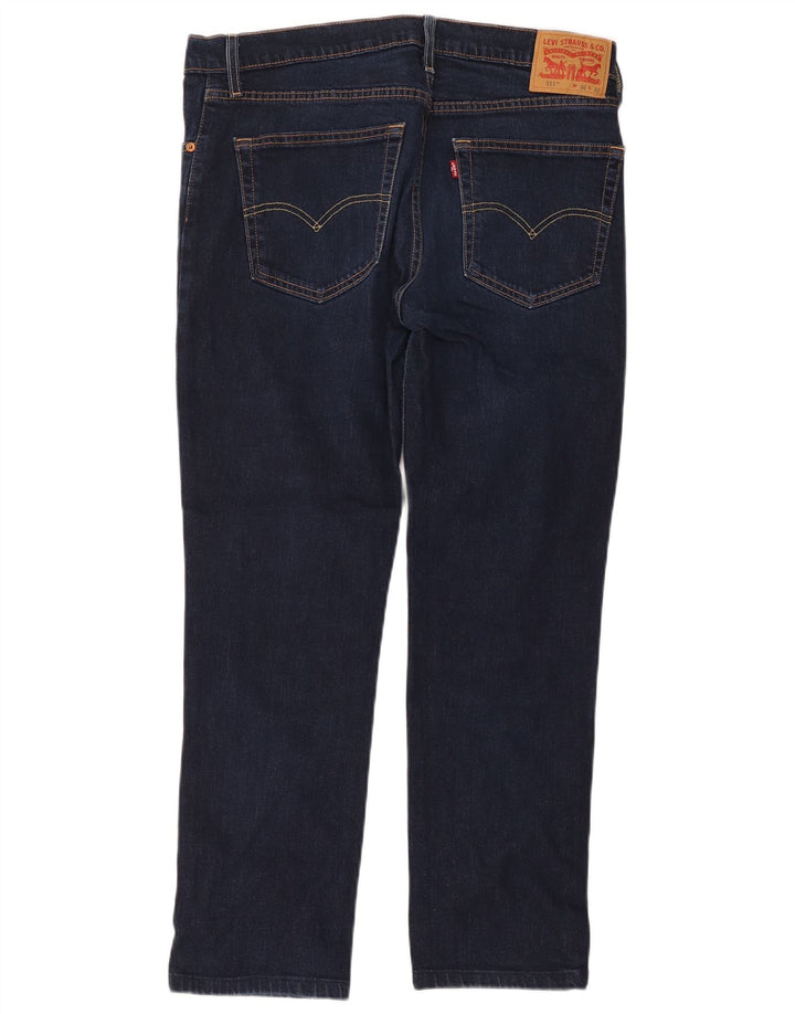 Levi's Mens 511 Slim Jeans W36 L32 Navy Blue Cotton