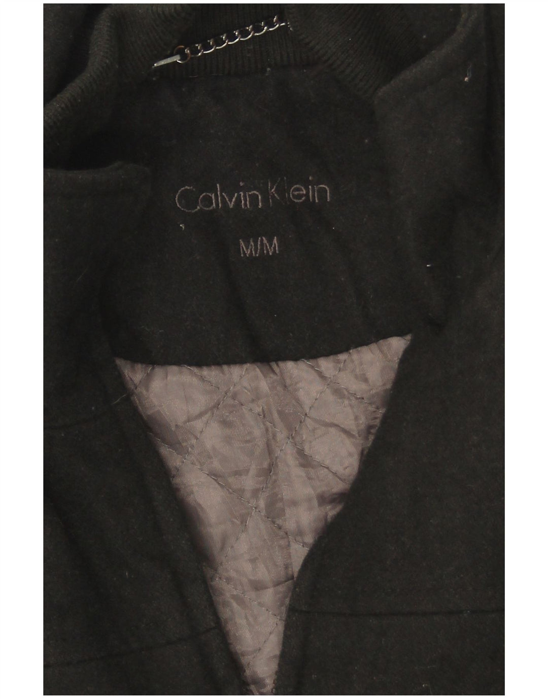 Calvin Klein Herre Windbreaker Jacket UK 38 Medium Black