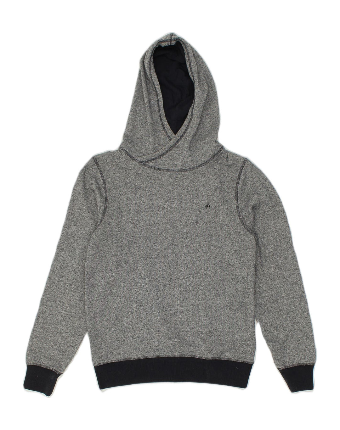 JACK & JONES Mens Hoodie Jumper Small Grey Polyester | Vintage Jack & Jones | Thrift | Second-Hand Jack & Jones | Used Clothing | Messina Hembry 