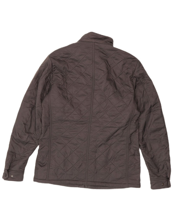 Barbour Veste matelassée pour homme UK 40 Large Gris Polyamide