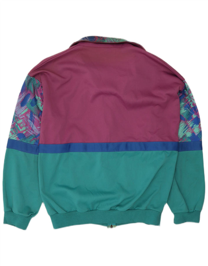 Gazelle Mens Tracksuit Top Jacket Medium Multicoloured Colourblock