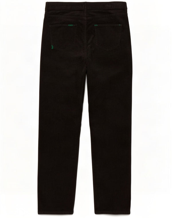 Marks & Spencer lige fløjlsbukser til kvinder UK 16 Large W36 L32 Black