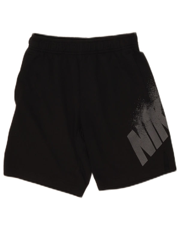 Nike drenge Dri Fit grafiske sportsshorts 8-9 år Lille sort polyester