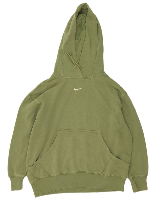 Nike Mens Loose Fit Hoodie Jumper Small Green Cotton