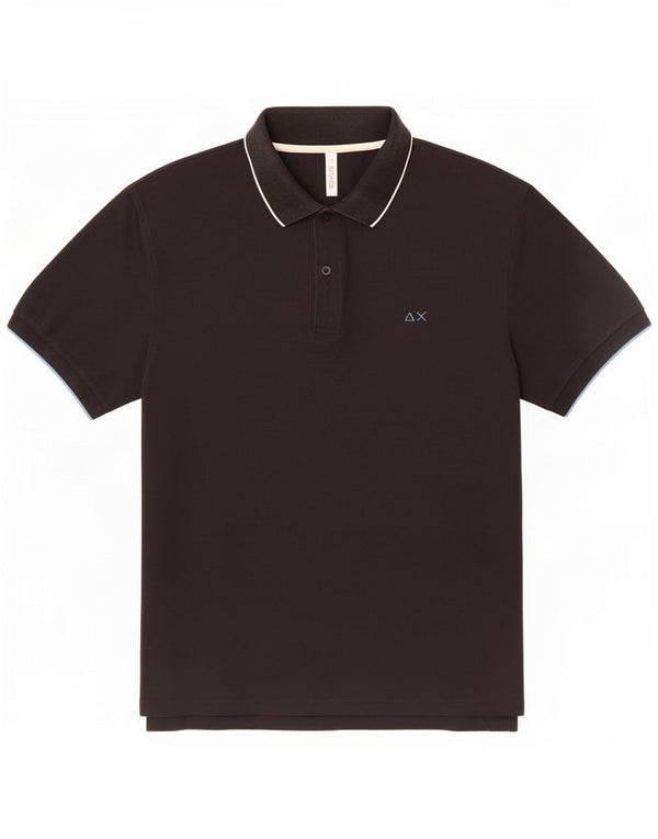 Polo da uomo Sun68 2XL cotone nero