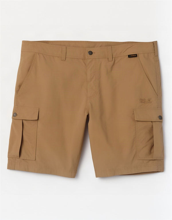Jack Wolfskin Herre Cargo Shorts W42 2XL Beige Polyamid